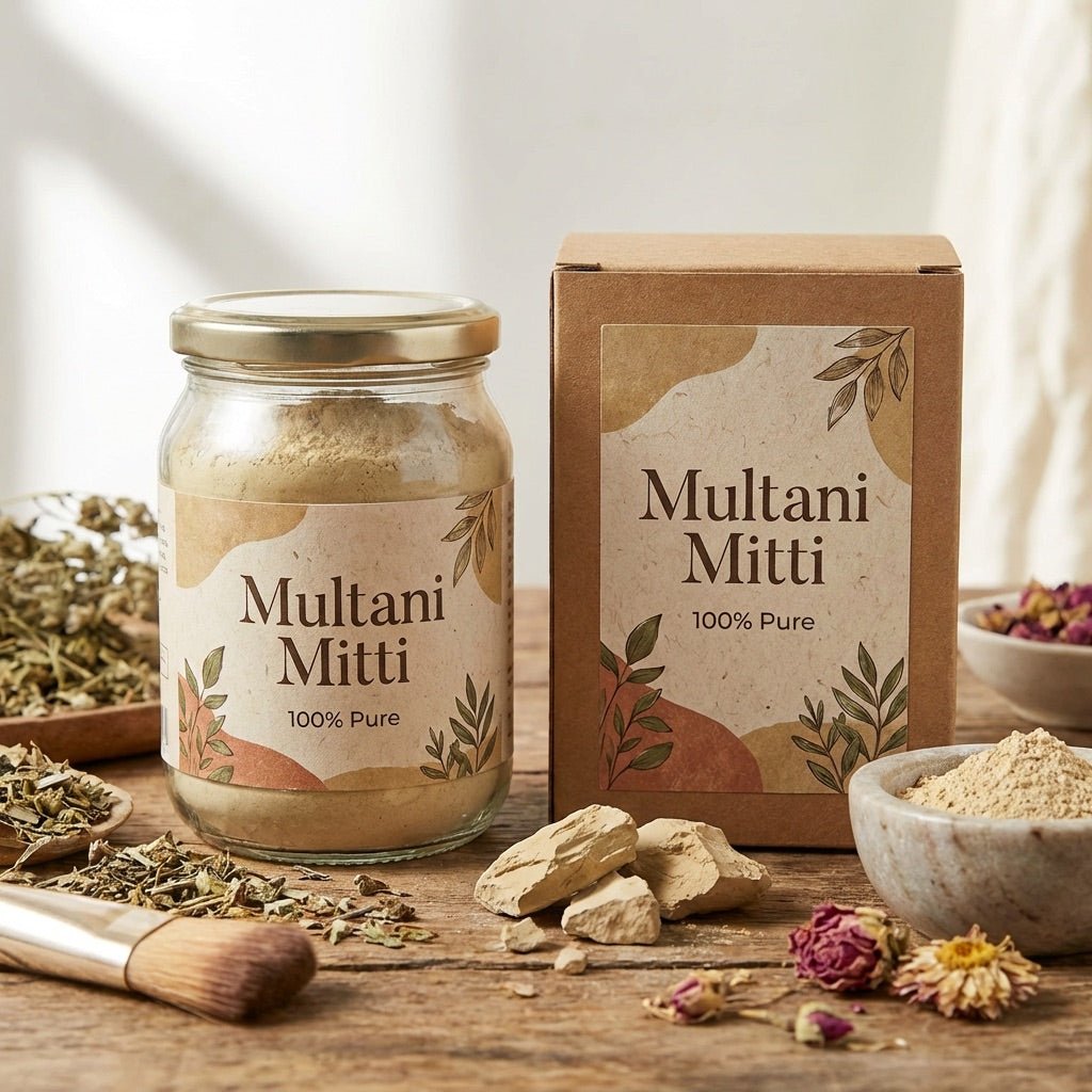 Mittiva Shuddh Multani Mitti jar and box